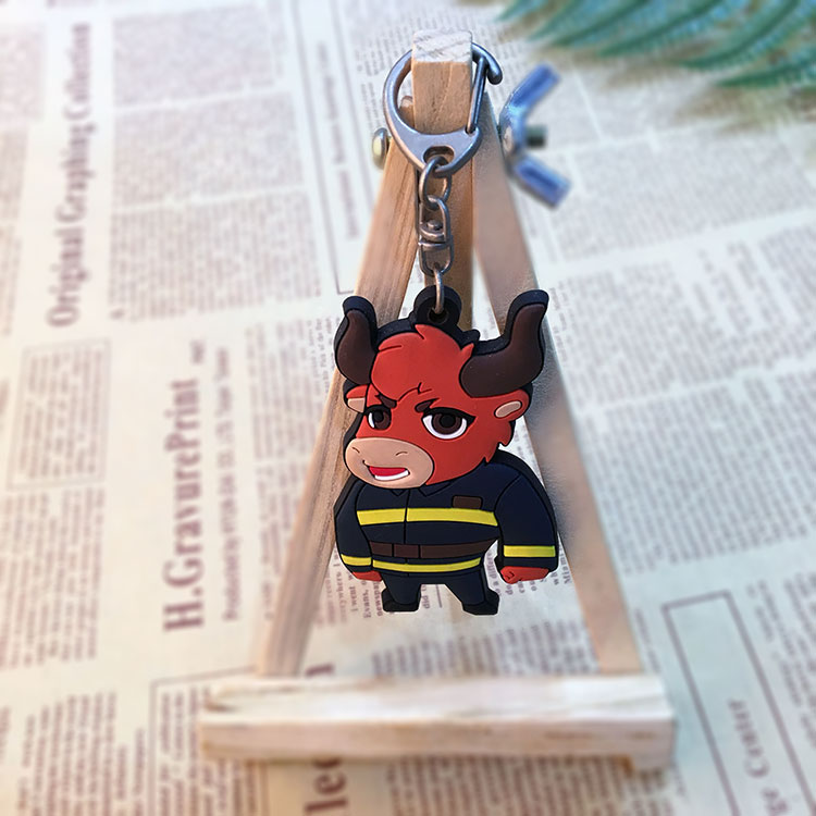 定制鑰匙扣為何要選軟膠材質