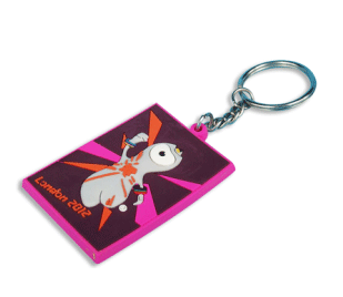 東莞軟膠鑰匙扣廠家定制批發選文博