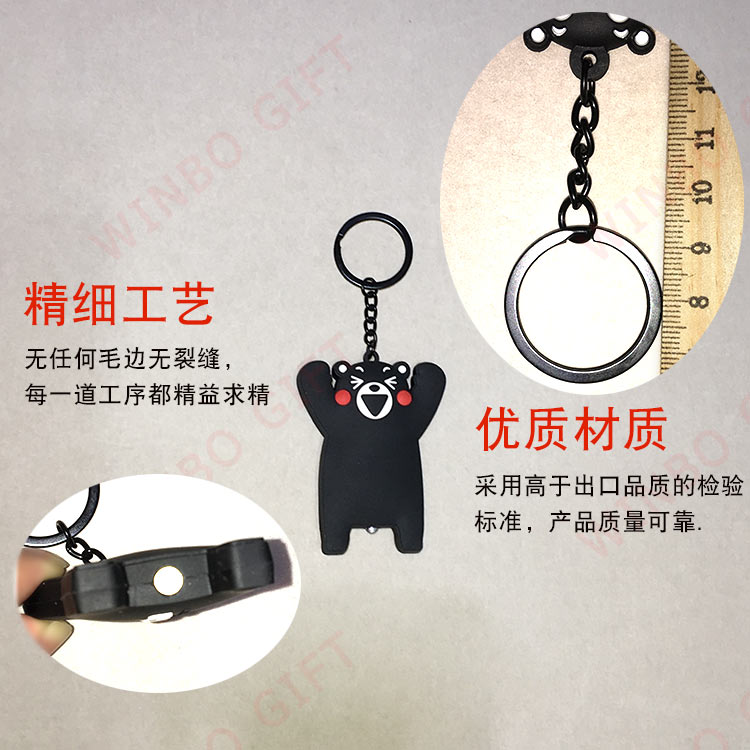 LED燈熊本熊鑰匙扣產(chǎn)品細(xì)節(jié)